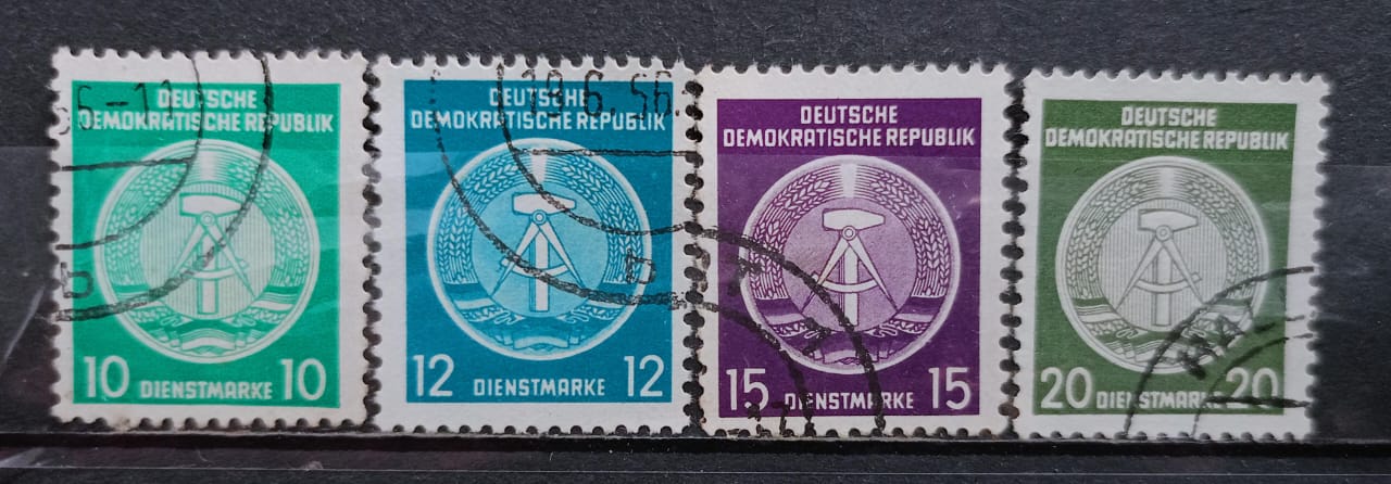 Germany 1954 Stamps 4V Used Set