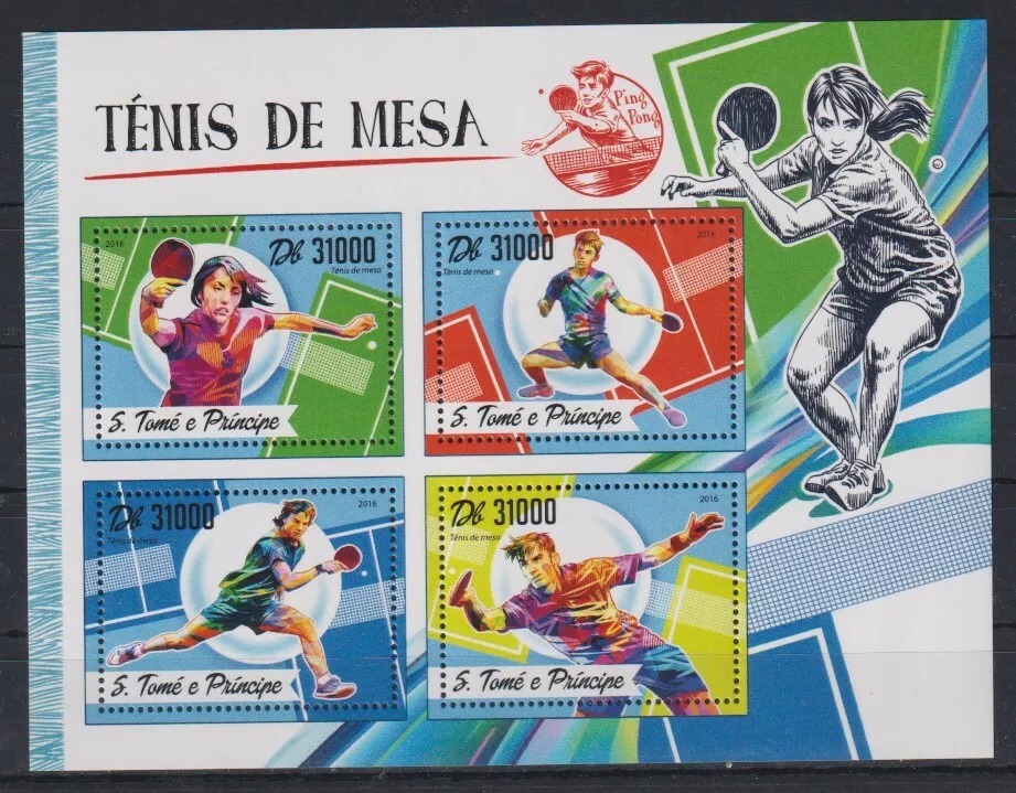 Sao Tome 2016 Tennis M/S HMN