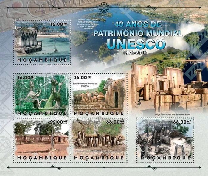 Mozambique 2012 Unesco M/S MNH