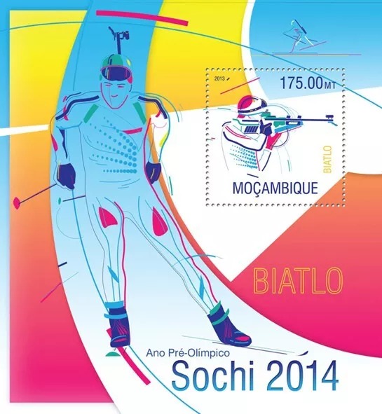 Mozambique 2014 Sochi M/S MNH