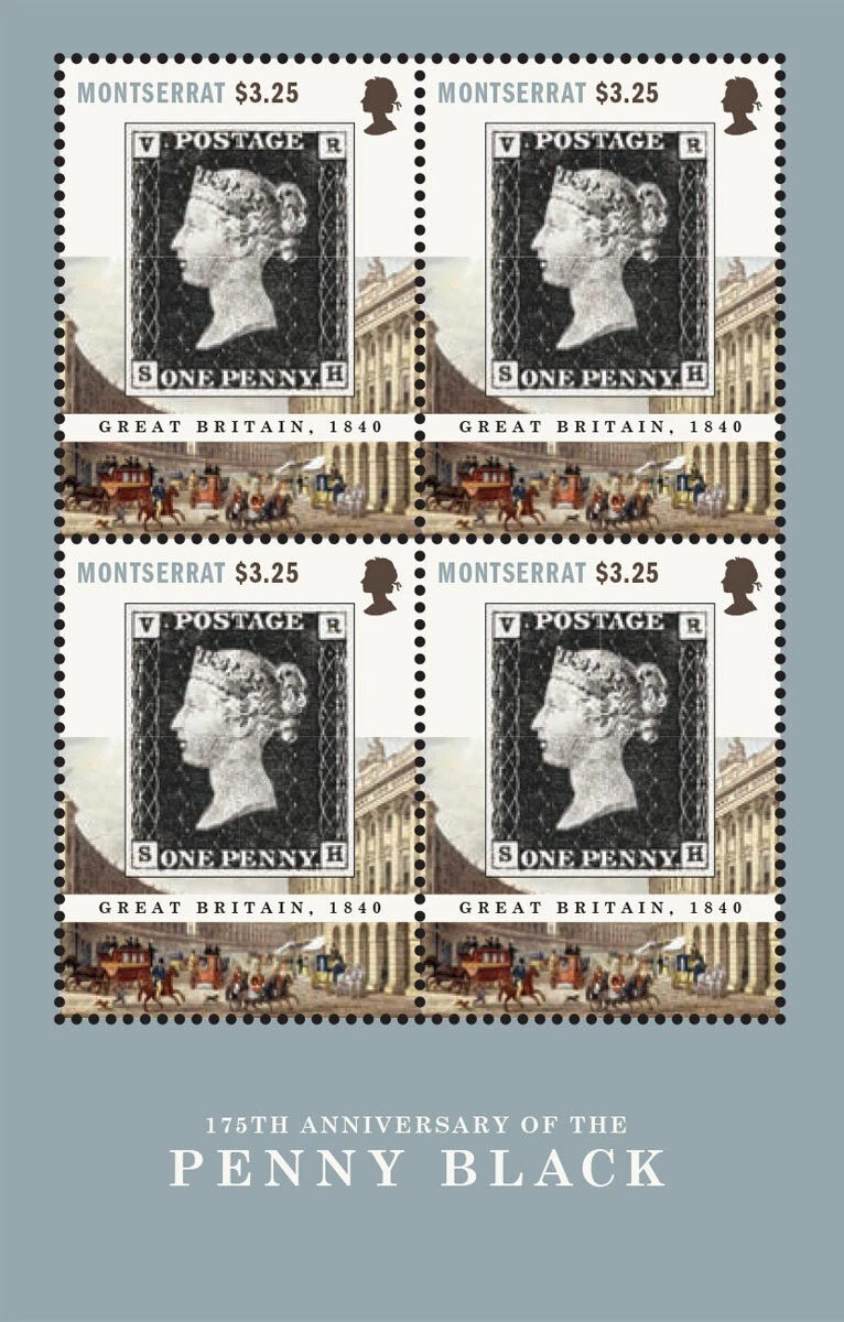 Montserrat 2015 Penny Black  M/S MNH