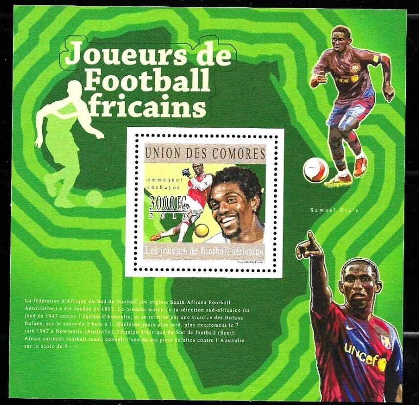 Comoros 2010 Sport Football M/S MNH