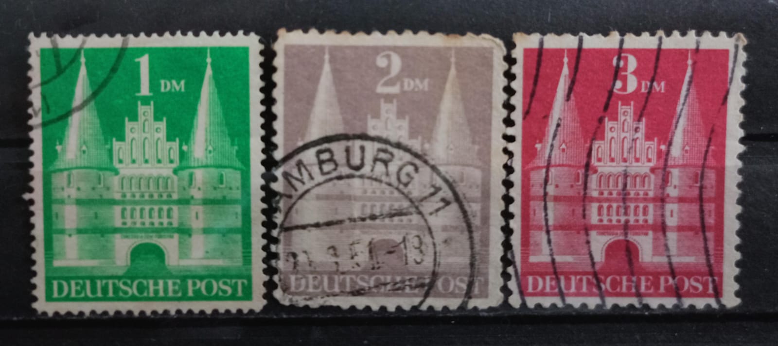 Germany 1950 Stamps 3V Used Set