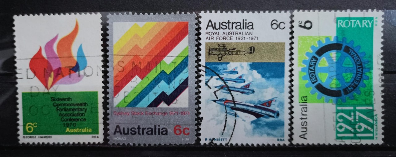 Australia 90's Stamps 4V Used Set