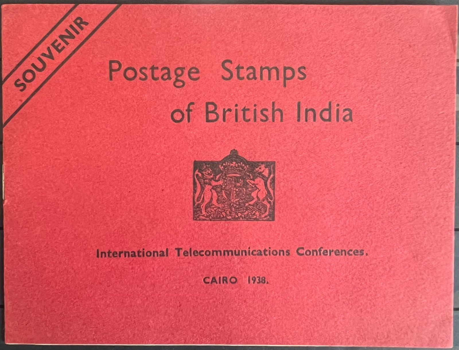 India 1938 VIP Booklet issued for International Telecommunications Conferences, Cairo with KGVI Mint Stamps Very Rare