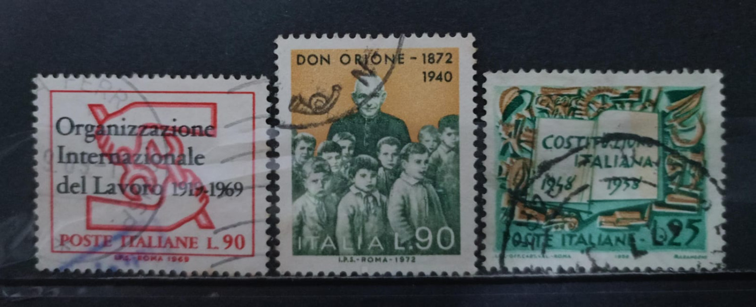 Italy 90's Stamps 3V Used Set