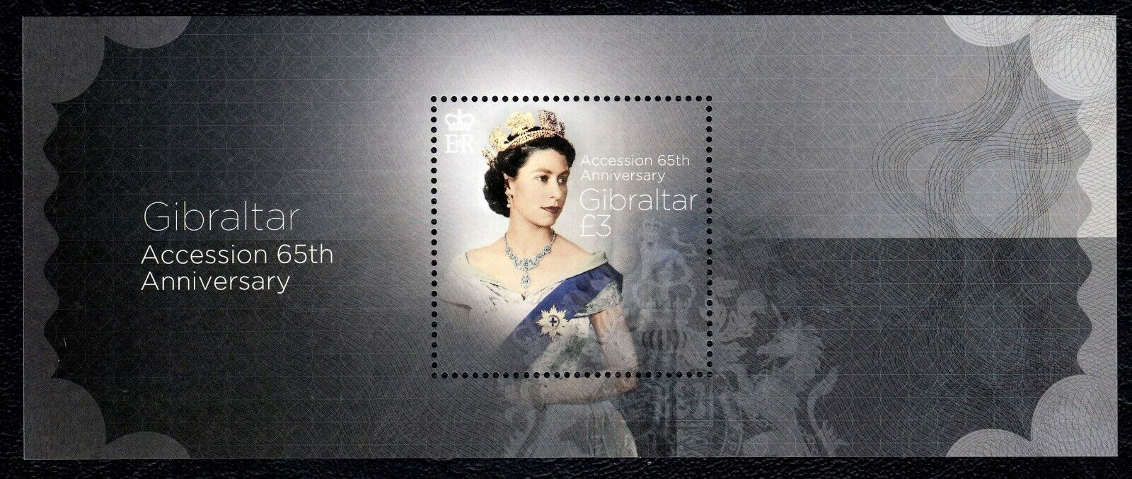 Gibraltar 2017 Queen Elizabeth Acession 65th Anniversary Stamps M/S MNH