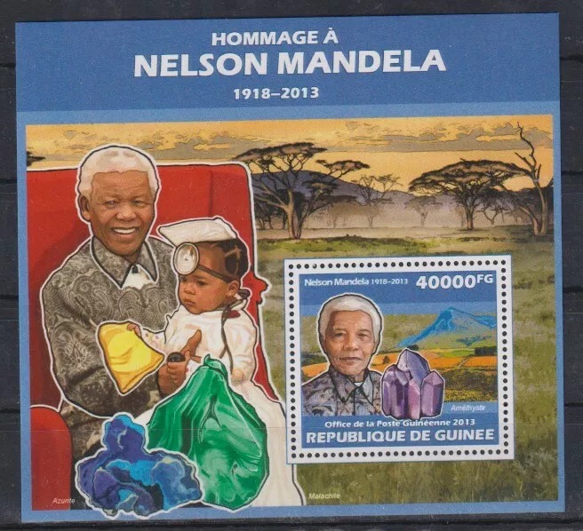 Guinee 2013 Nelson Mandela M/S MNH