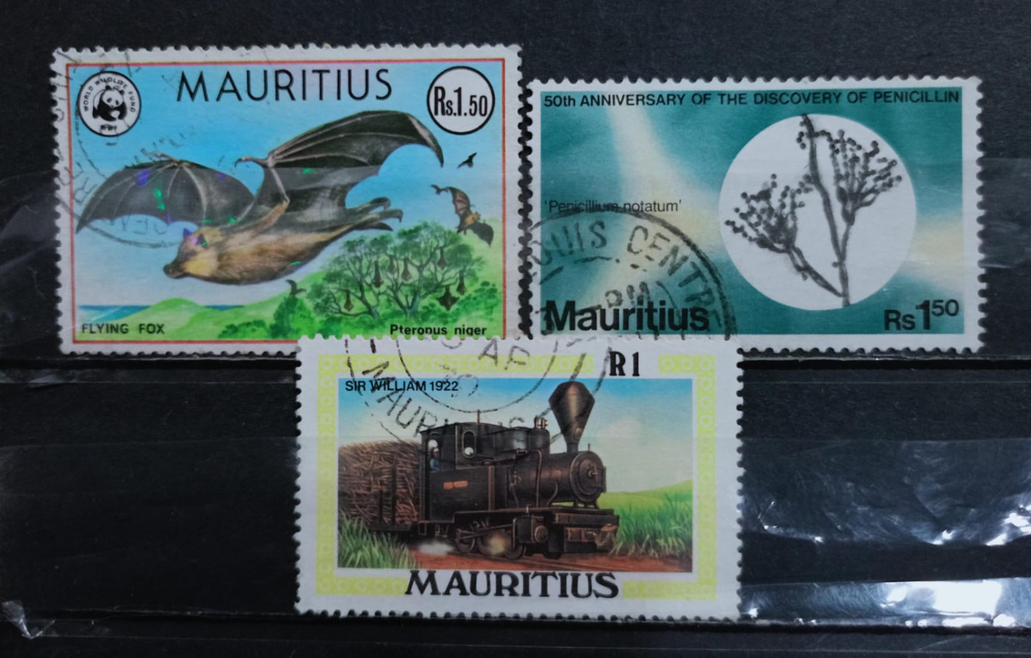 Mauritius 90's Stamps 3V Used Set