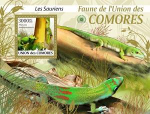 comores 2009 Lizard M/S MNH