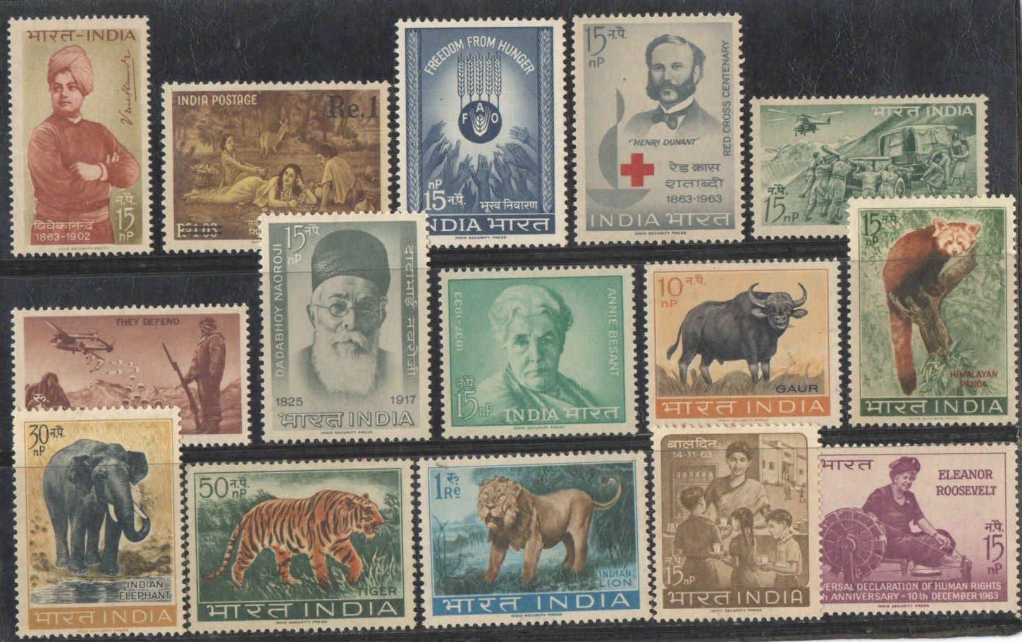 India 1963 Year Pack Complete Set MNH