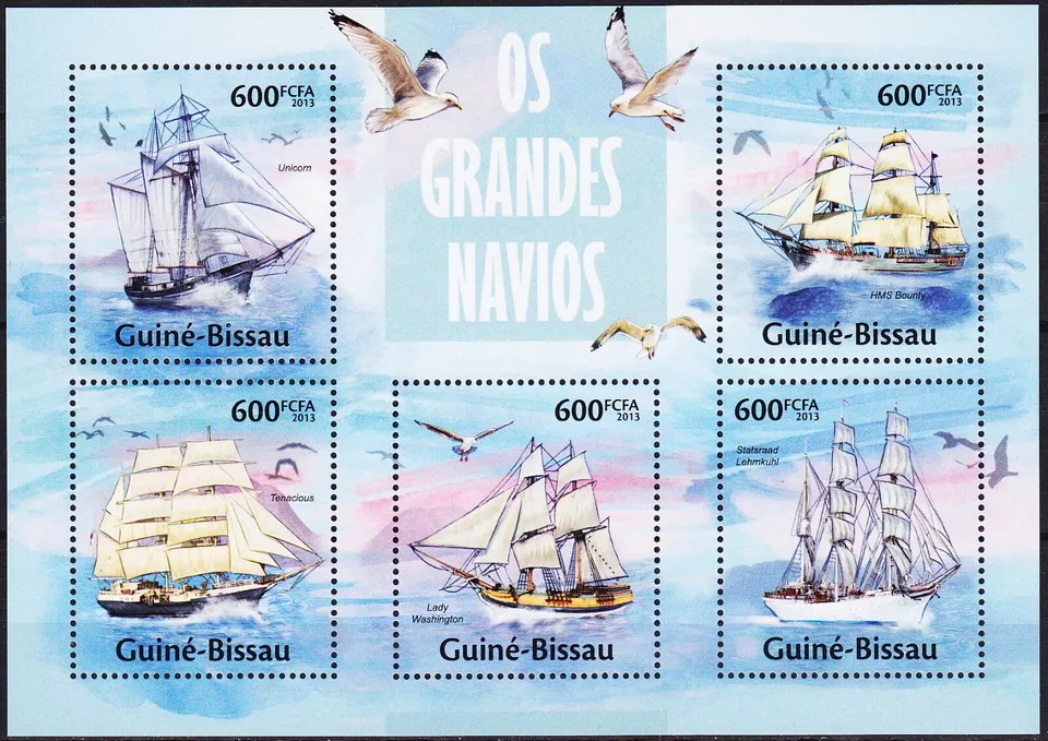 Guinea Bissau 2013 Ships M/S MNH