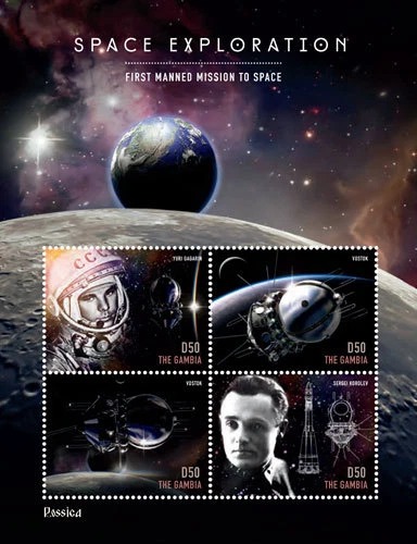 Gambia 2014 Russia Space Exploration M/S MNH