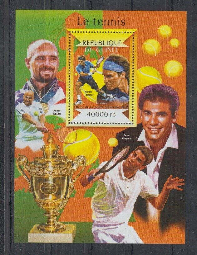 Guinee 2016 Roger Federer Sports Tennis M/S MNH