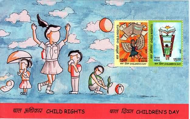 India 2019 Child Rights Miniature Sheet MNH