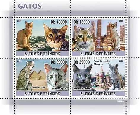 Sao Tome 2009 Cat M/S MNH