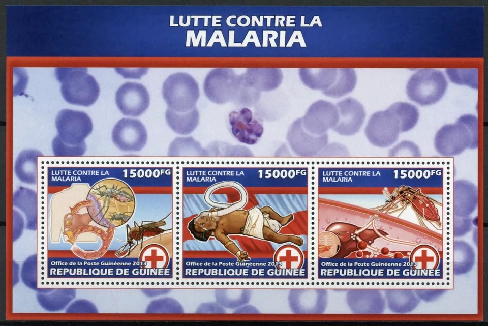 Guinee 2013 Medical Fight Against Malaria Red Cross M/S MNH