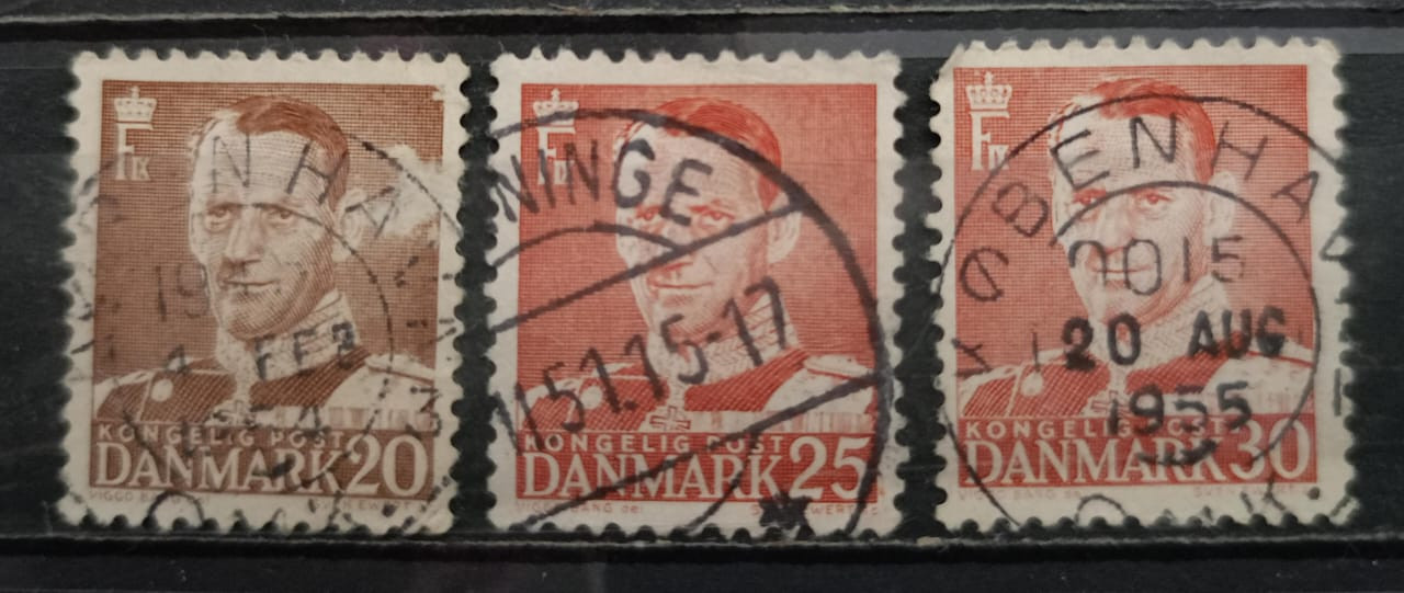 Denmark 1948 Stamps 3V Used Set