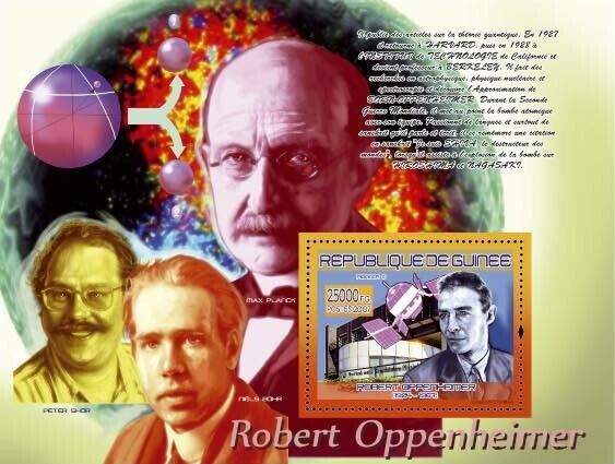 Guinee 2007 Robert Oppenheimer M/S MNH