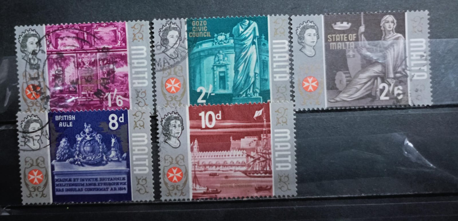 Malta 90's Stamps 5V Used Set