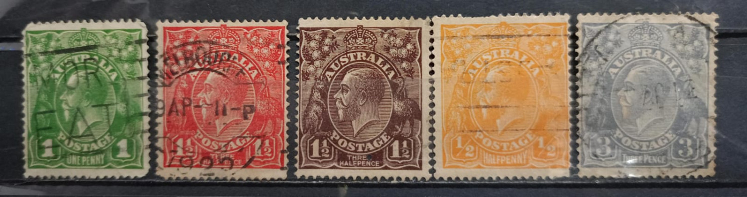 Australia 1968 Stamps 5V Used Set