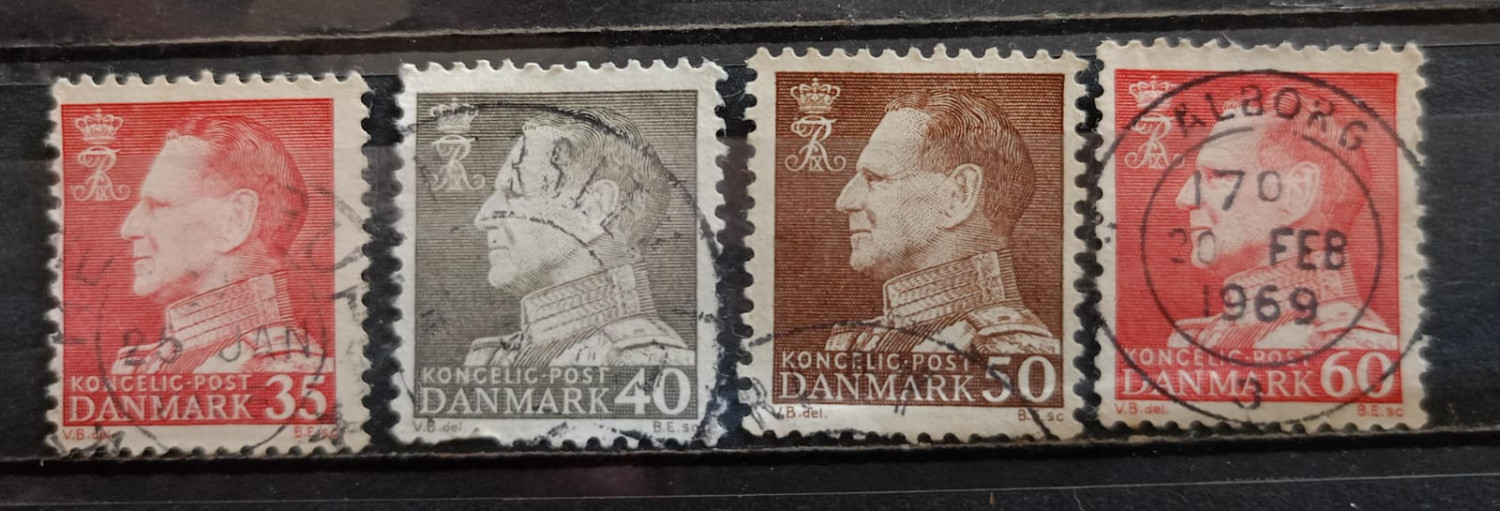 Denmark 1965 Stamps 4V Used Set