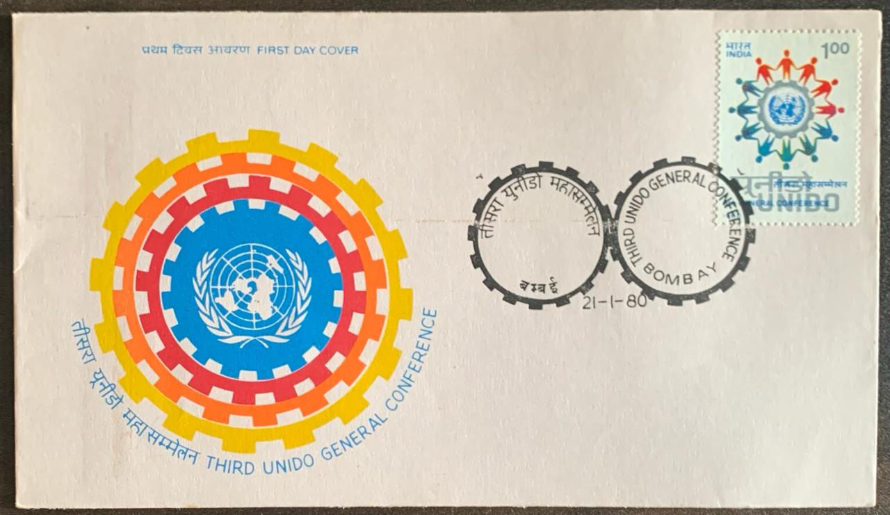 India 1980 Third Unido General Conference First Day Cover