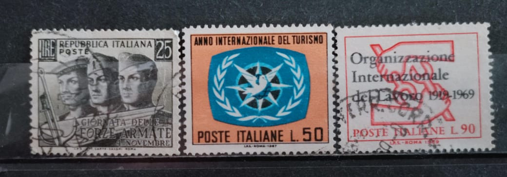 Italy 90's Stamps 3V Used Set