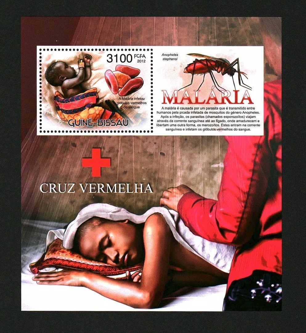 Guinea Bissau 2012 Red Cross Anti Malaria M/S MNH