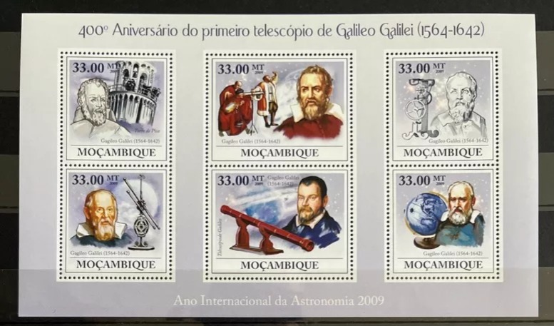 Mozmbique 2009 Astronomer Italian Scientist M/S HMN