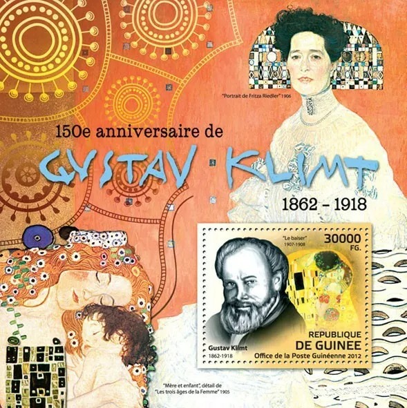 Guinee 2012 Gustav Klimt M/S MNH