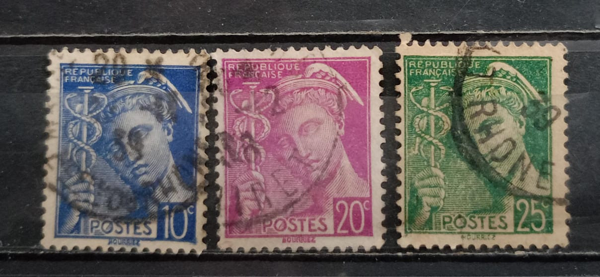 France 1938 Stamps 3V Used Set
