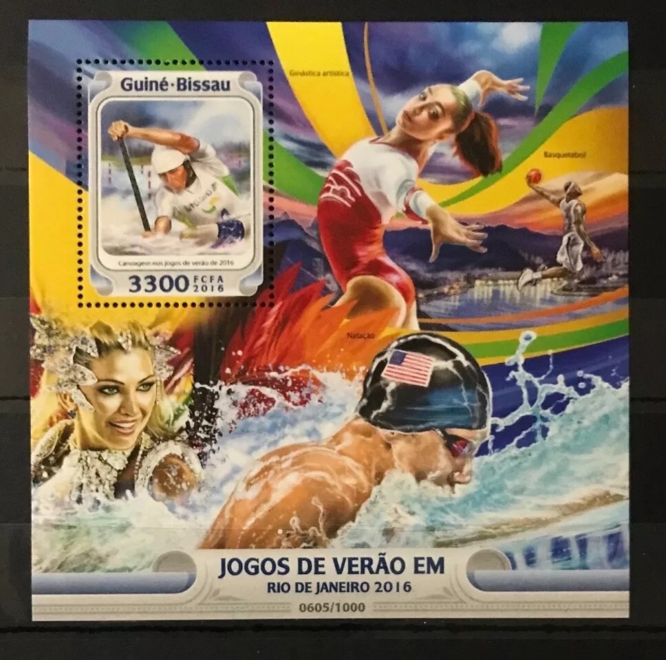 Guinea Bissau 2016 Sport Olympic Rio de Janeiro M/S MNH