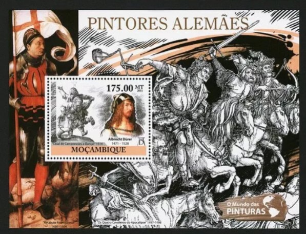 Mozambique 2011 German Painters Art M/S MNH