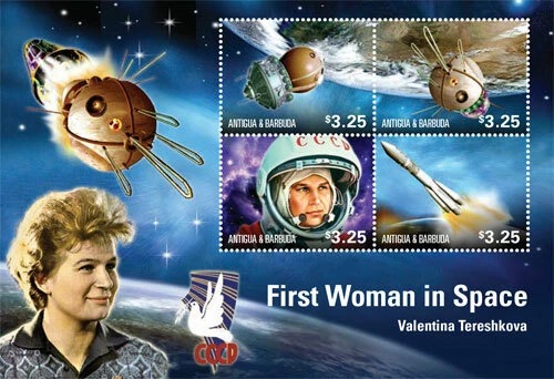 Antigua Barbuda 2015 First Woman in Space Valentina Tereshkova M/S MNH  Stamp