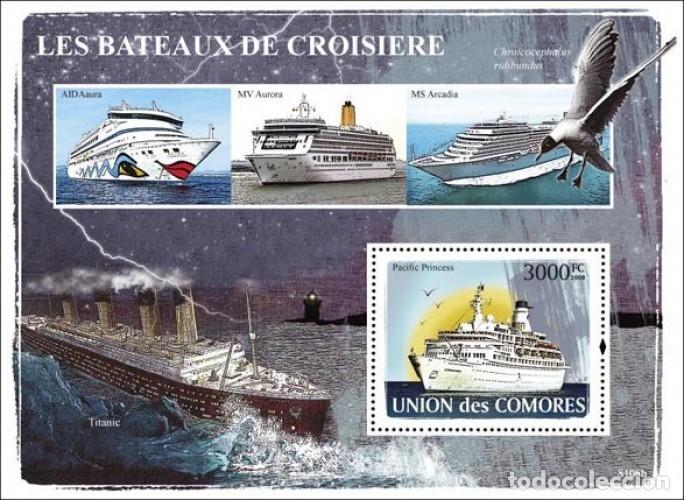 Comores 2008 Cruis Ships M/S MNH