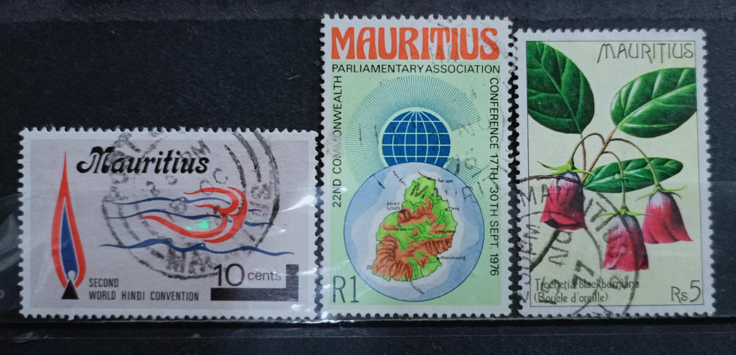 Mauritius 90's Stamps 3V Used Set