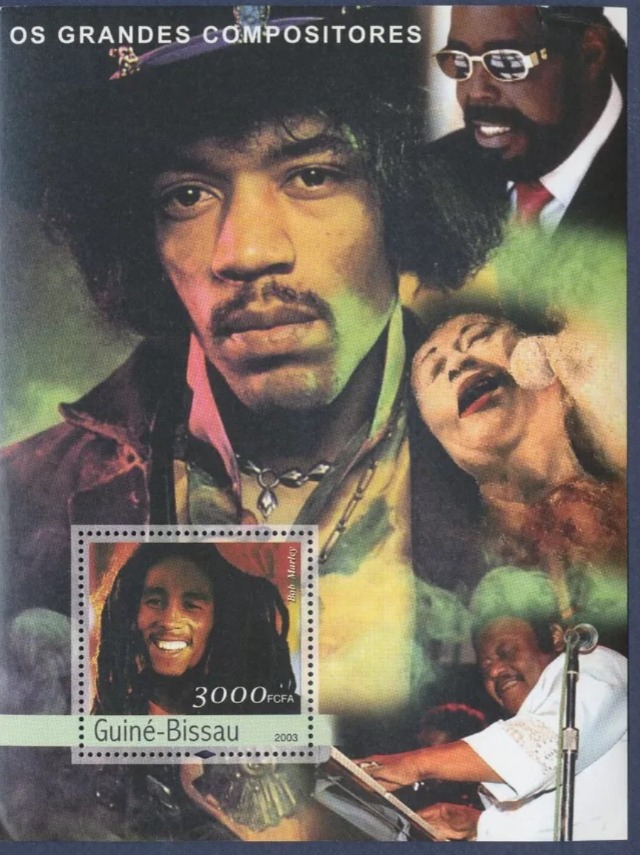 Guinea Bissau 2003 Bob Marley M/S HMN
