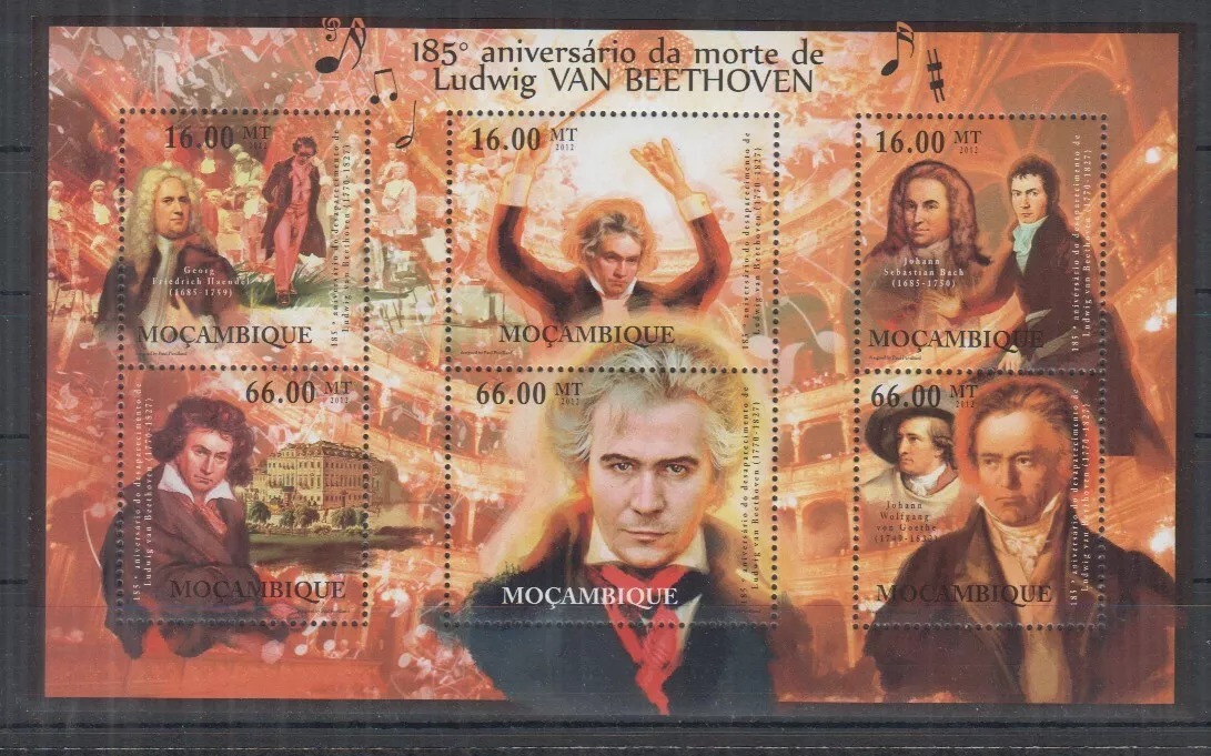 Mozambique 2012 Ludwig Van Beethoven M/S HMN