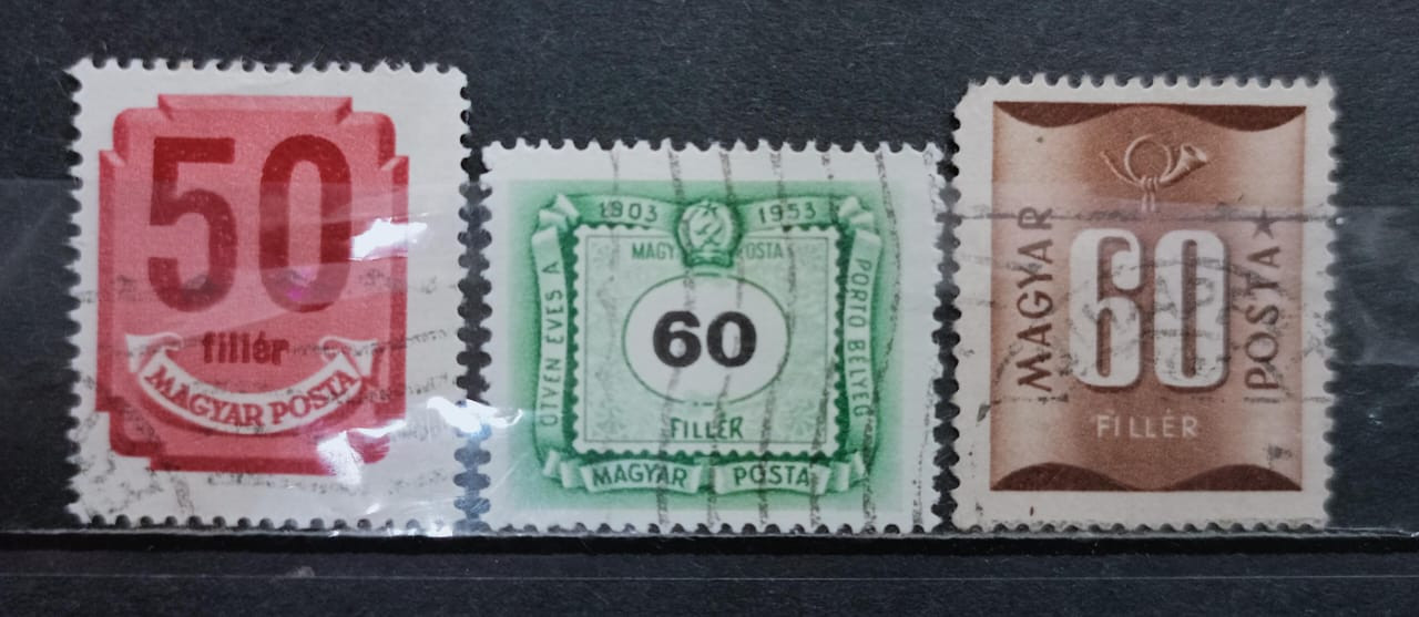 Hungary 90's Stamps 3V Used Set