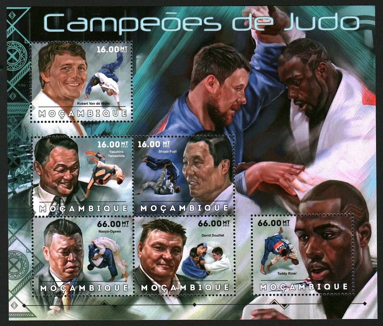 Mozambique 2012 Judo champions Sport M/S MNH