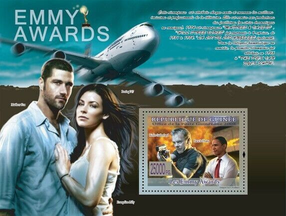 Guinee 2008 Emmy Awards M/S MNH