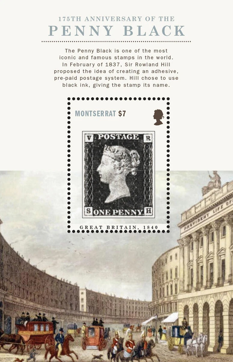 Montserrat 2015 Penny Black M/S MNH Stamp