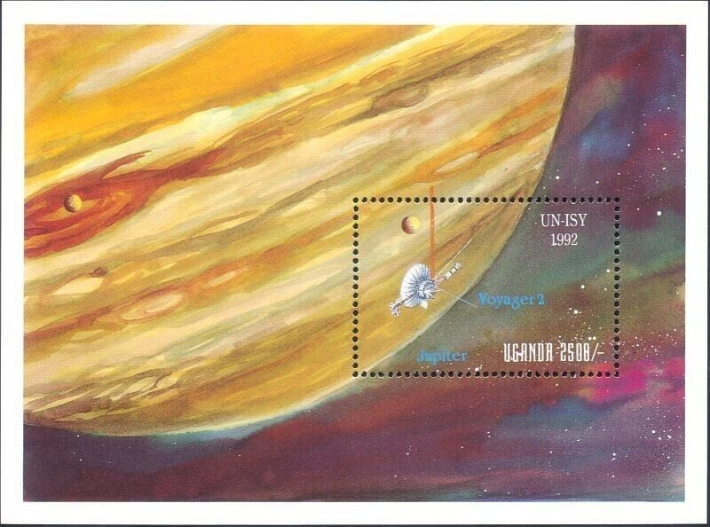 Uganda 1992 Space Jupiter M/S MNH