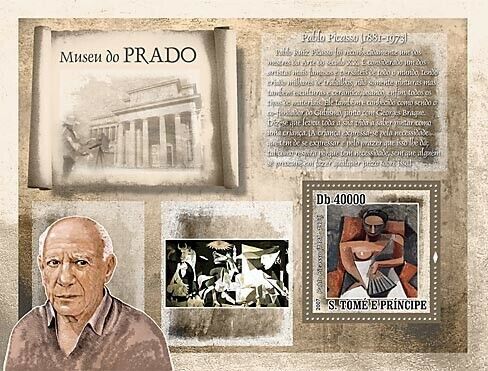 Sao Tome 2007 Museum Prado P. Picasso M/S MNH