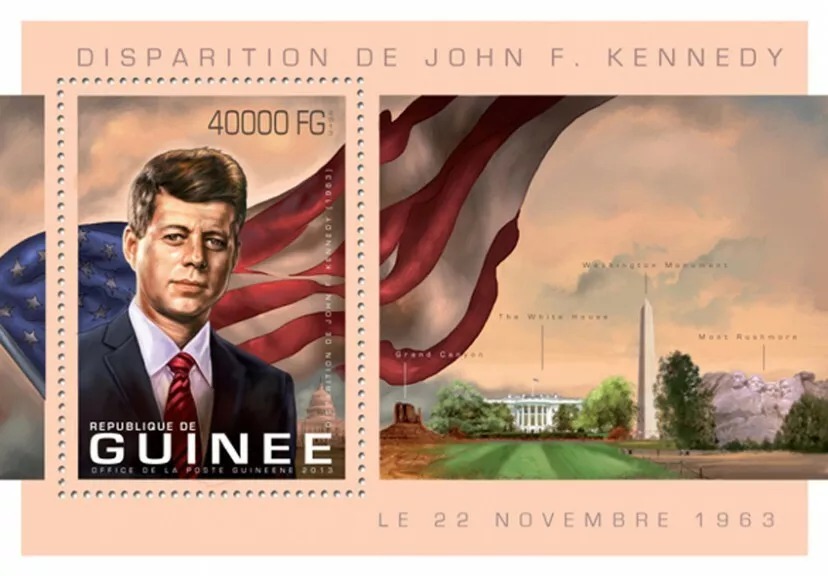 Guinee 2013 John F. Kennedy M/S MNH