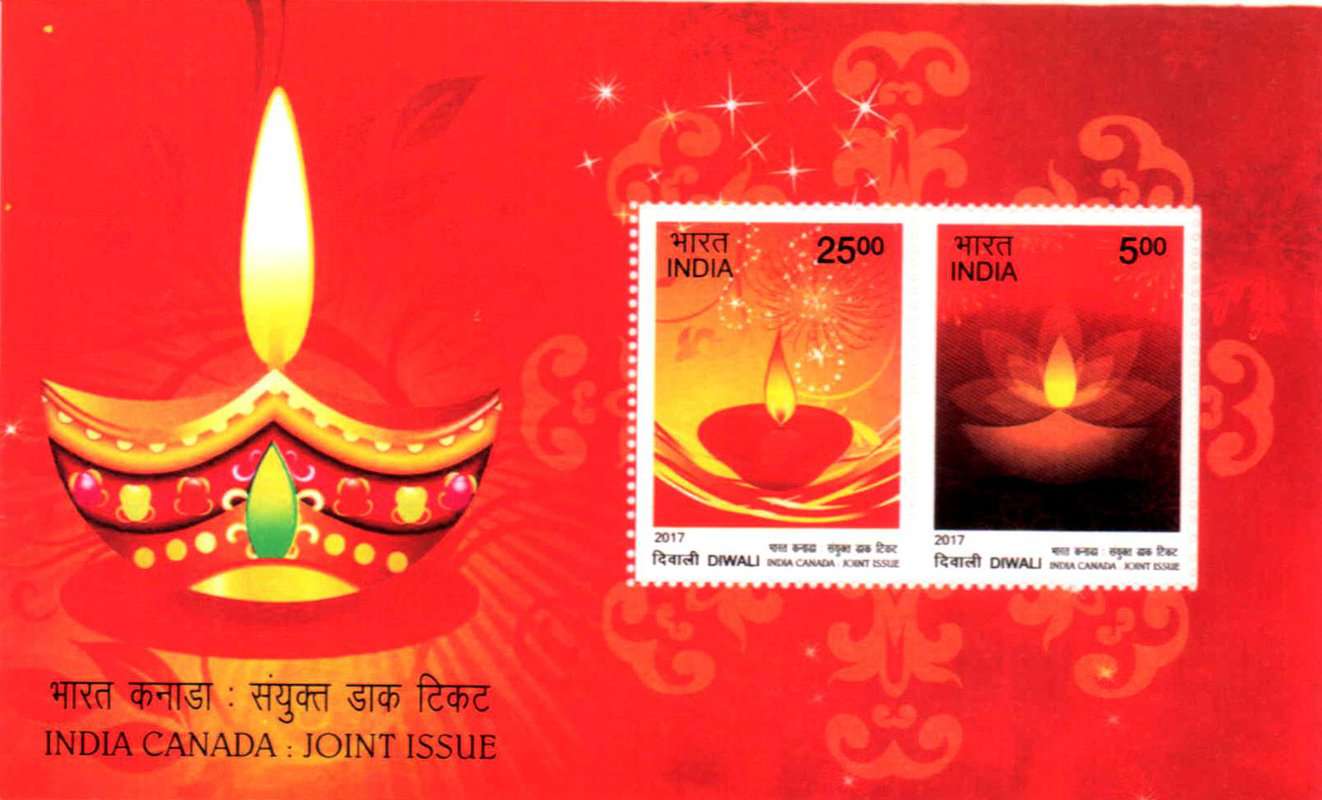 India 2017 India-Canda : Joint Issue Miniature Sheet MNH