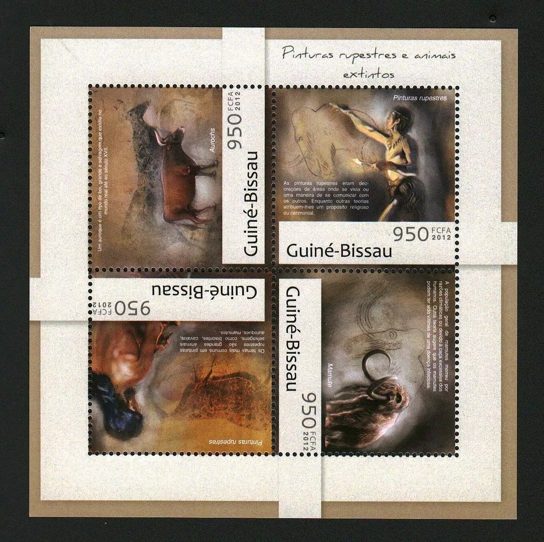 Guinea Bissau 2012 Animals Painting M/S MNH