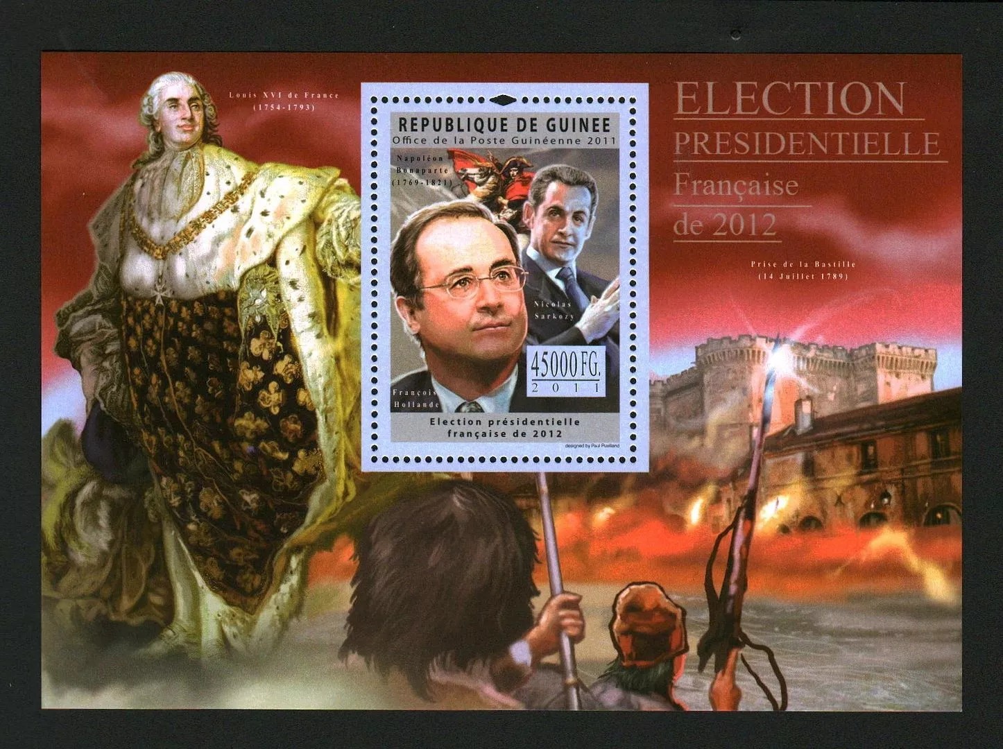 Guinee 2011 Presidential Election Rench M/S MNH