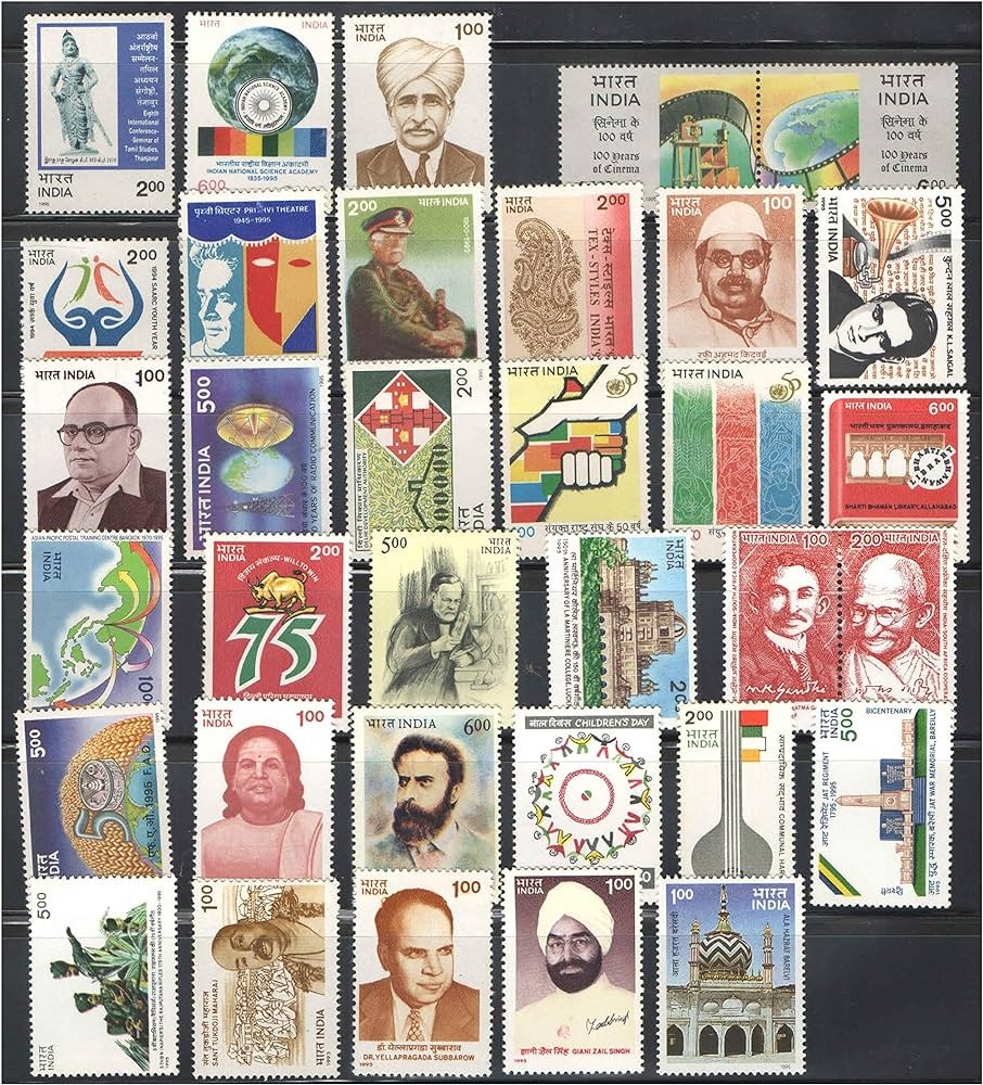 India 1995 Year Pack Complete Set MNH